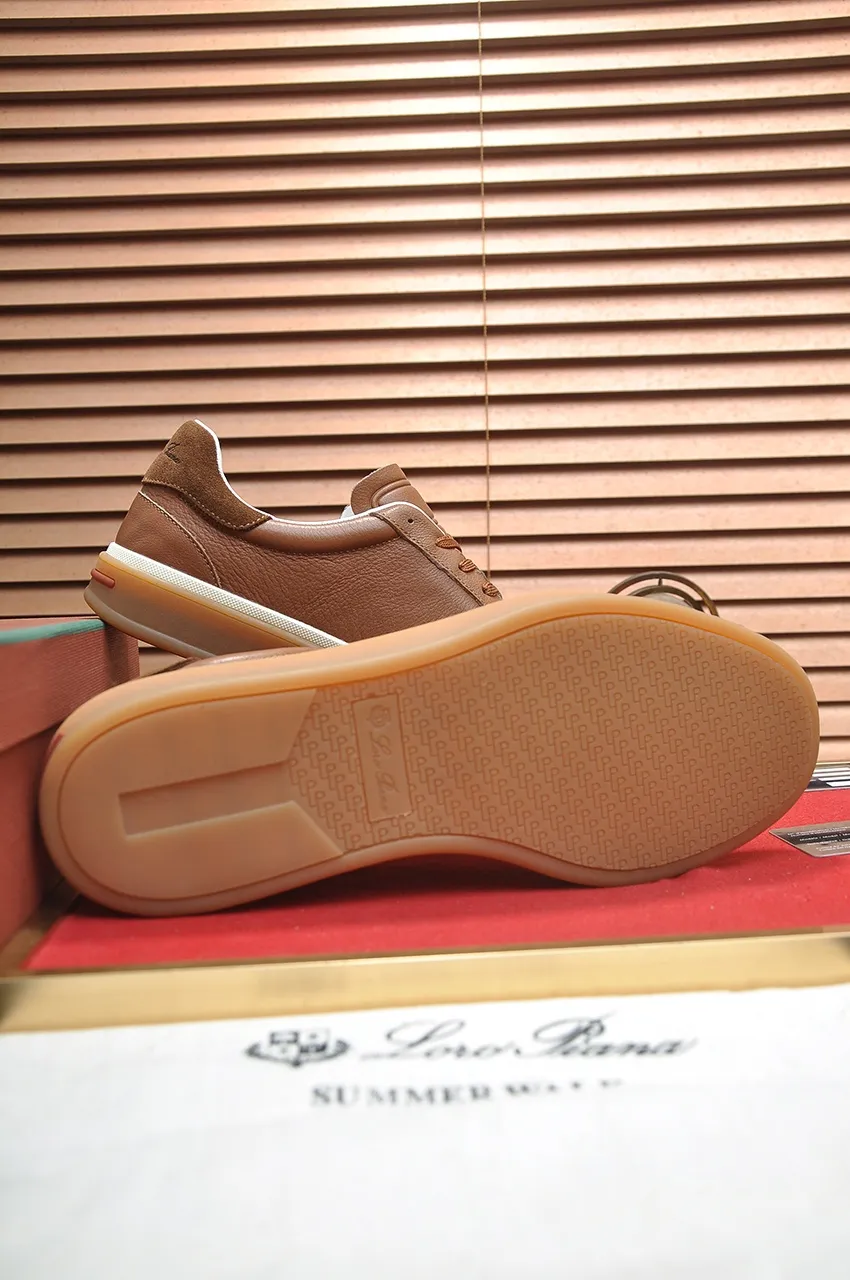 Men's men's shoes 💰540💶【𝐥𝐨𝐫𝐨 𝐏𝐢𝐚𝐧𝐚】lp classic loafers, an Italian treasure brand, the only brand that can match Hermès! Only after wearing it do we realize that we cannot let down our feet. The upper is imported cashmere, the lining of water-dyed cowhide ➕ the cowhide feet, the official original glass rubber outsole, and the pendant. Exclusive original packaging (tag ➕ brand paper ➕ outer box ➕ hand bag) code number: 38-45